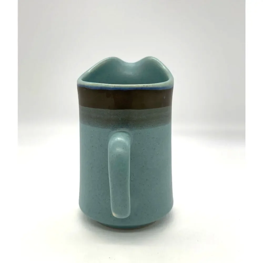 Vintage Arrow Stone Navajo Blue Stoneware Creamer
